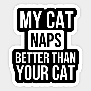 Cat Nap Sticker